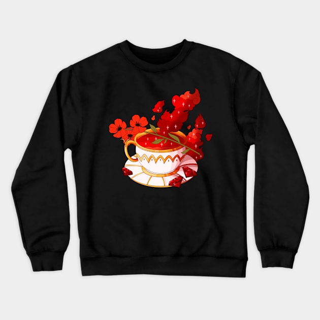 Aries Tea Crewneck Sweatshirt by MidnightTeashop